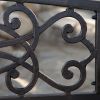 4-Ft Metal Garden Bench in Antique Black Finish