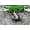 Large 30-inch Cast Iron Fire Pit Bowl