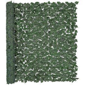 Ivy Privacy Fence, 59 x 98 in Artificial Green Wall Screen, Greenery Ivy Fence with Strengthened Joint