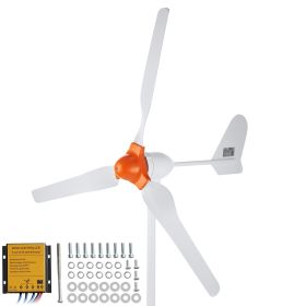 800W Wind Turbine Generator, 12V Wind Turbine Kit, 3-Blade Wind Power Generator with MPPT Controller