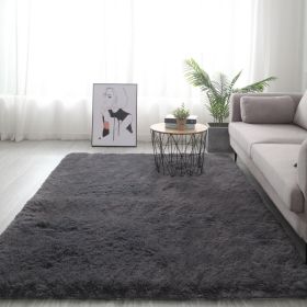 Plush Girl's Room With Tatami Mats Beside The Bed (Option: Dark Grey1-120x160cm)