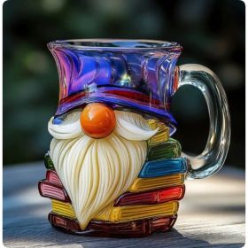 Painted Book Mug 3D Painted Book Coffee Cup (Option: Type  F-1PCS)